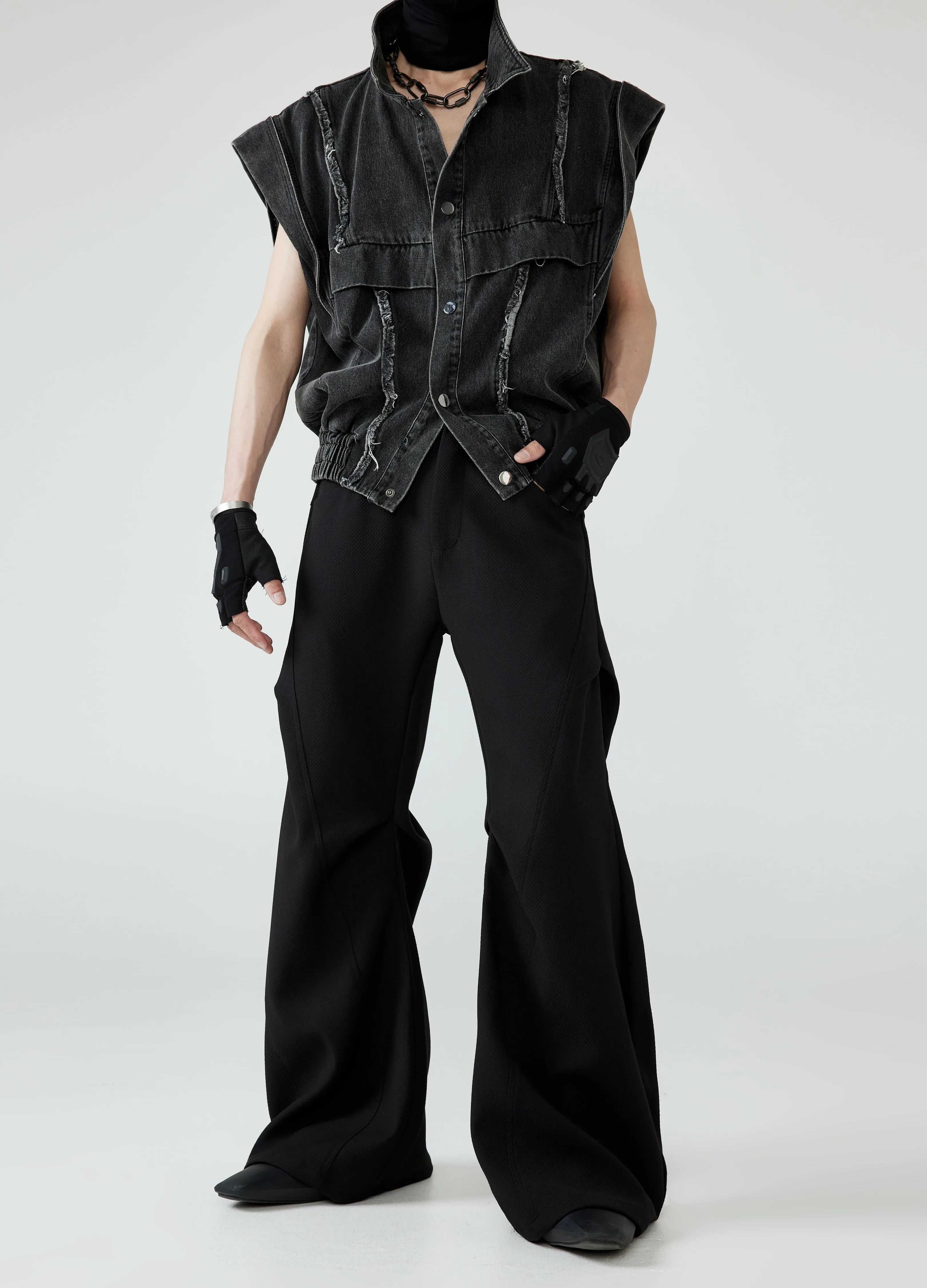 24SS Pleat Floor Pants