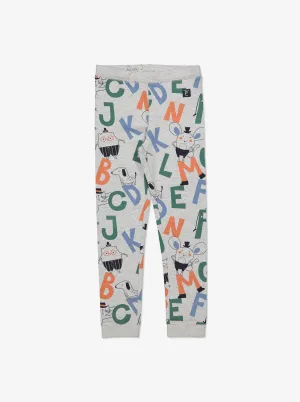 Alphabet Print Kids Leggings
