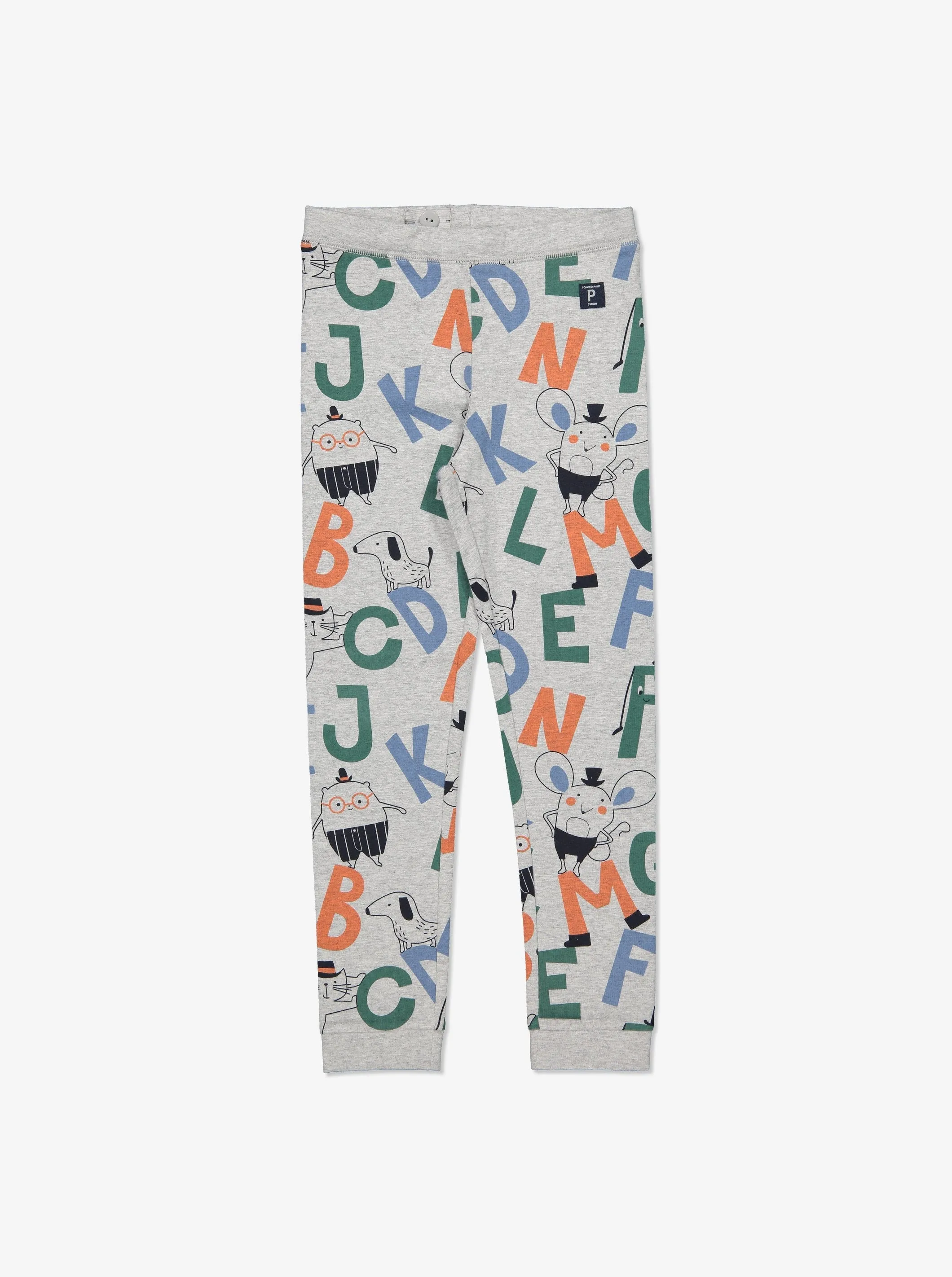Alphabet Print Kids Leggings