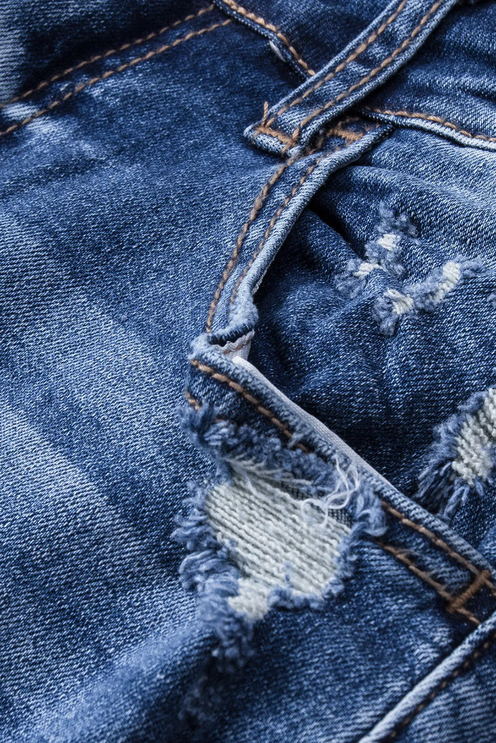 Angelina Distressed Flare Jeans