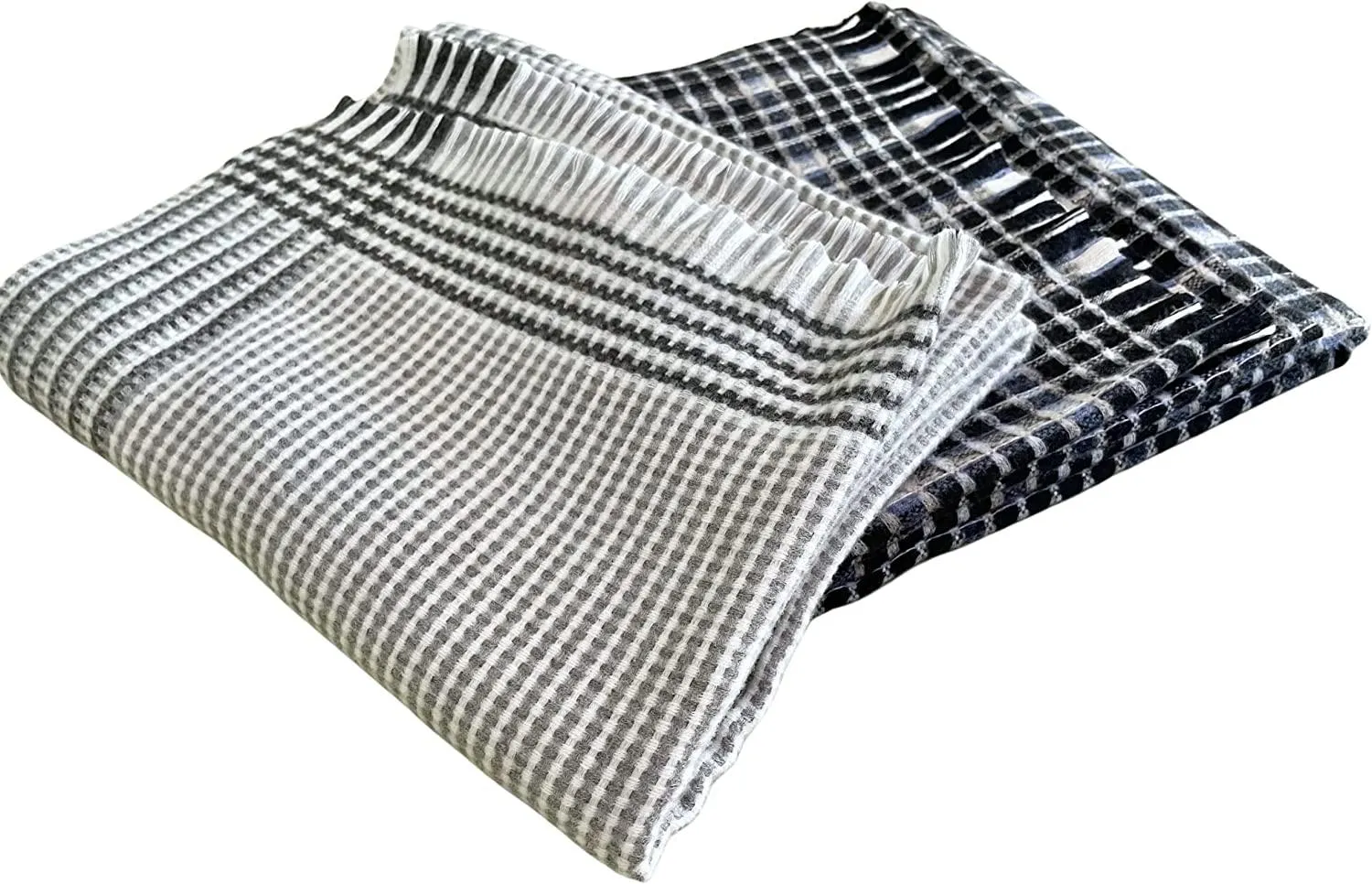 Authentic men's cashmere scarf, superb fabric, delight for your winter. (63x200)