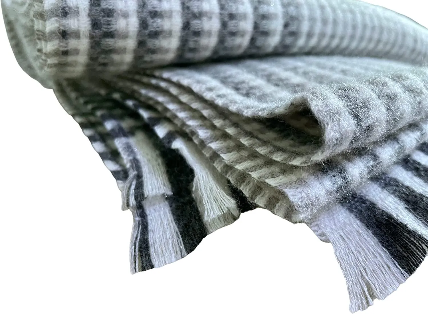 Authentic men's cashmere scarf, superb fabric, delight for your winter. (63x200)