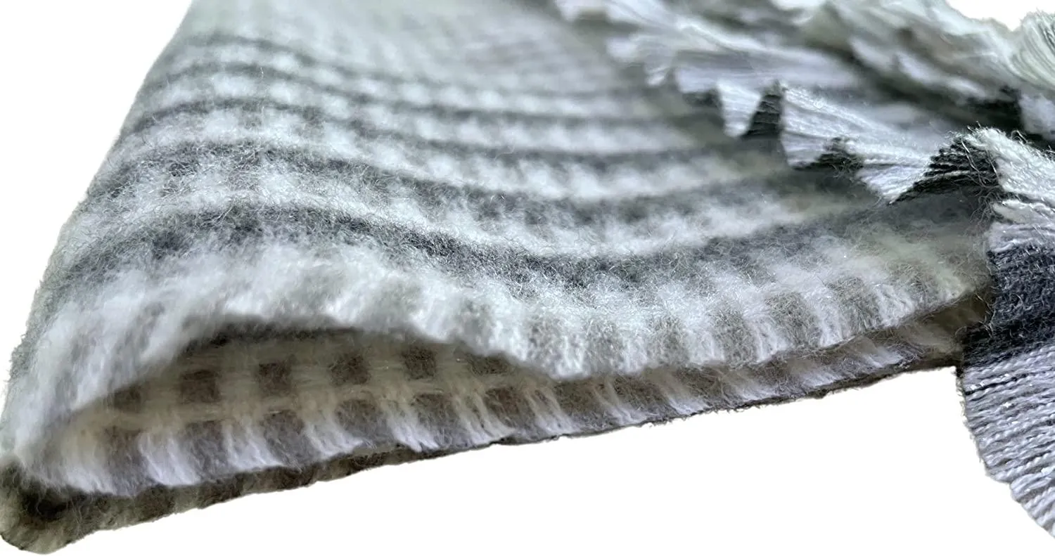 Authentic men's cashmere scarf, superb fabric, delight for your winter. (63x200)
