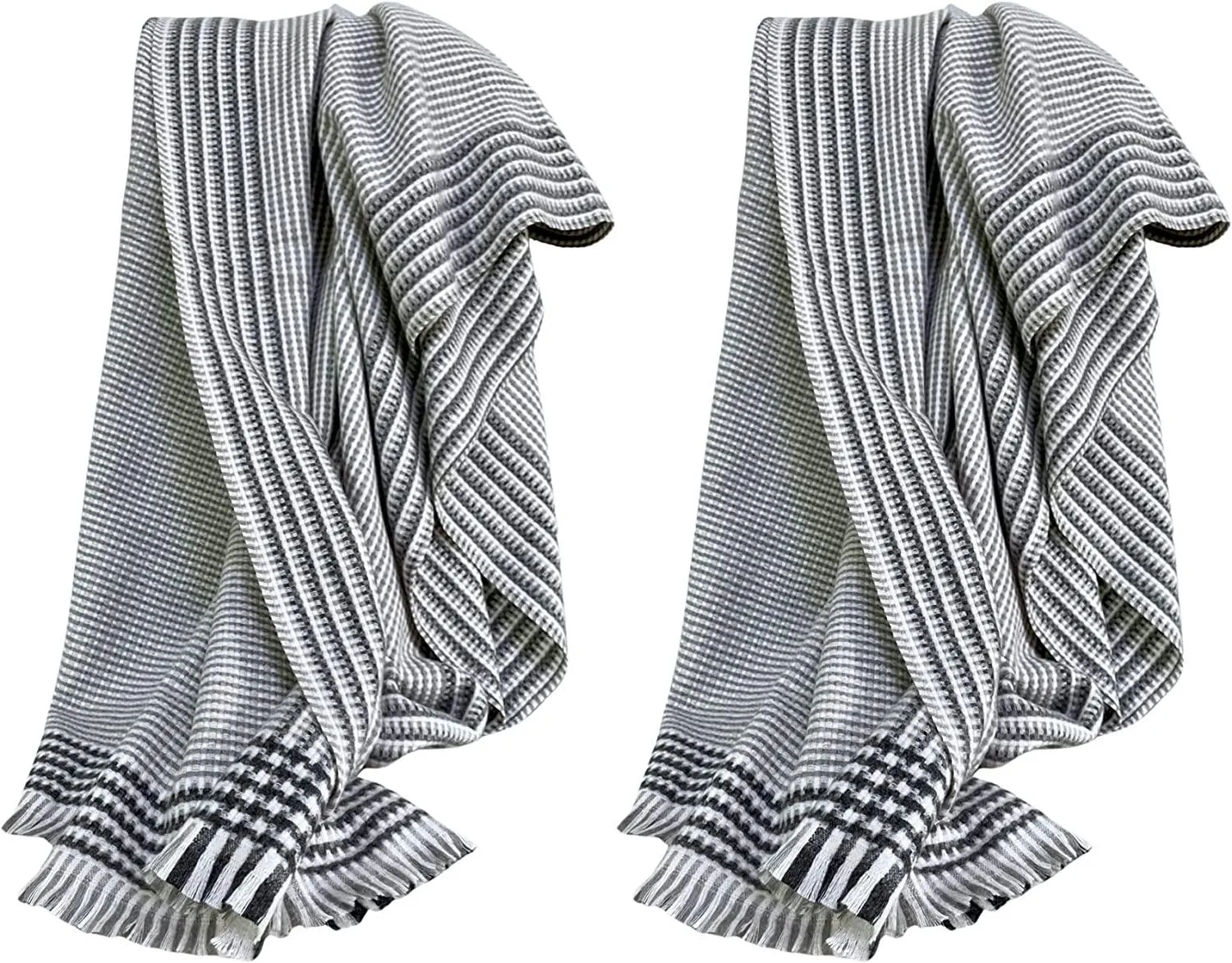 Authentic men's cashmere scarf, superb fabric, delight for your winter. (63x200)