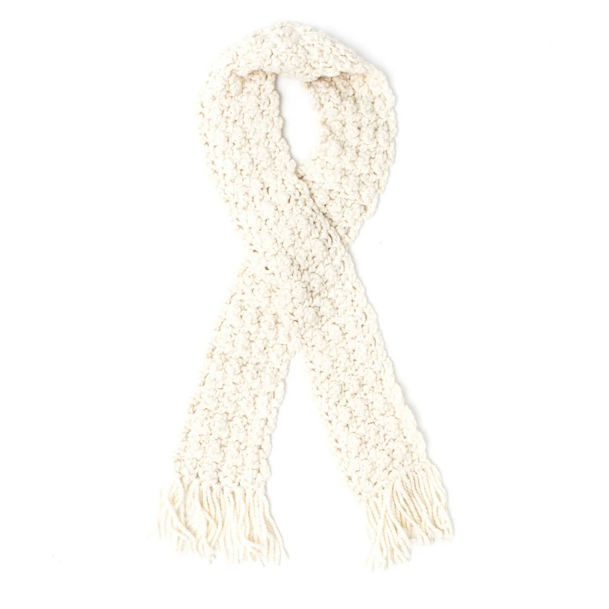 Bernat Crochet Textured Scarf