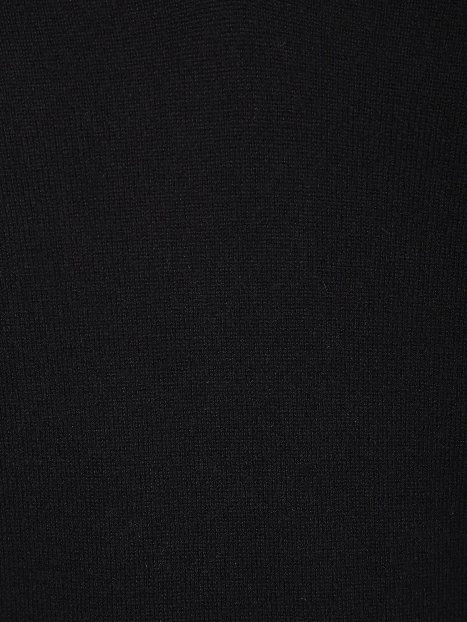 Black V-neck pullover