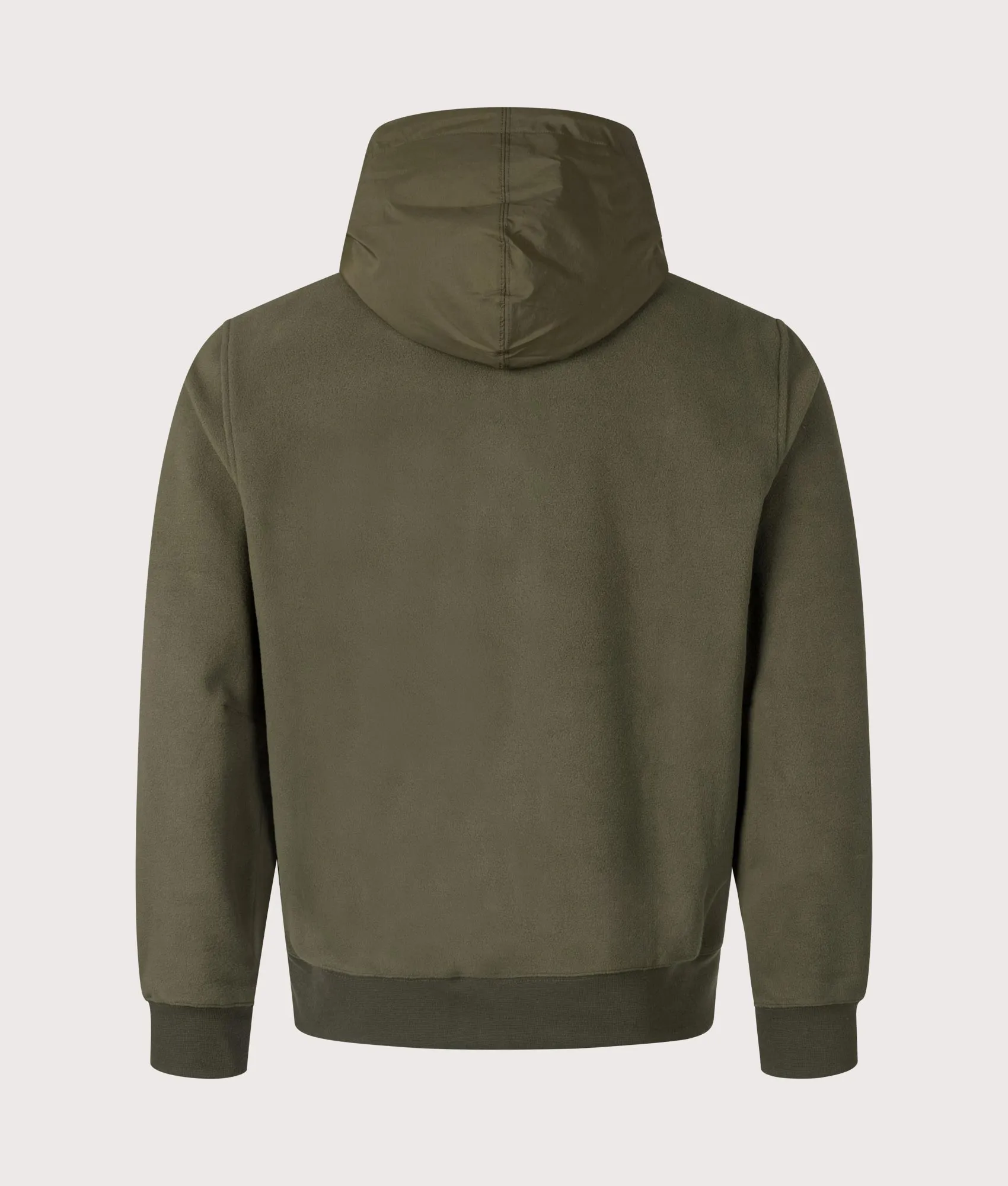 Brushed Fleece Hybrid Hooded Jacket