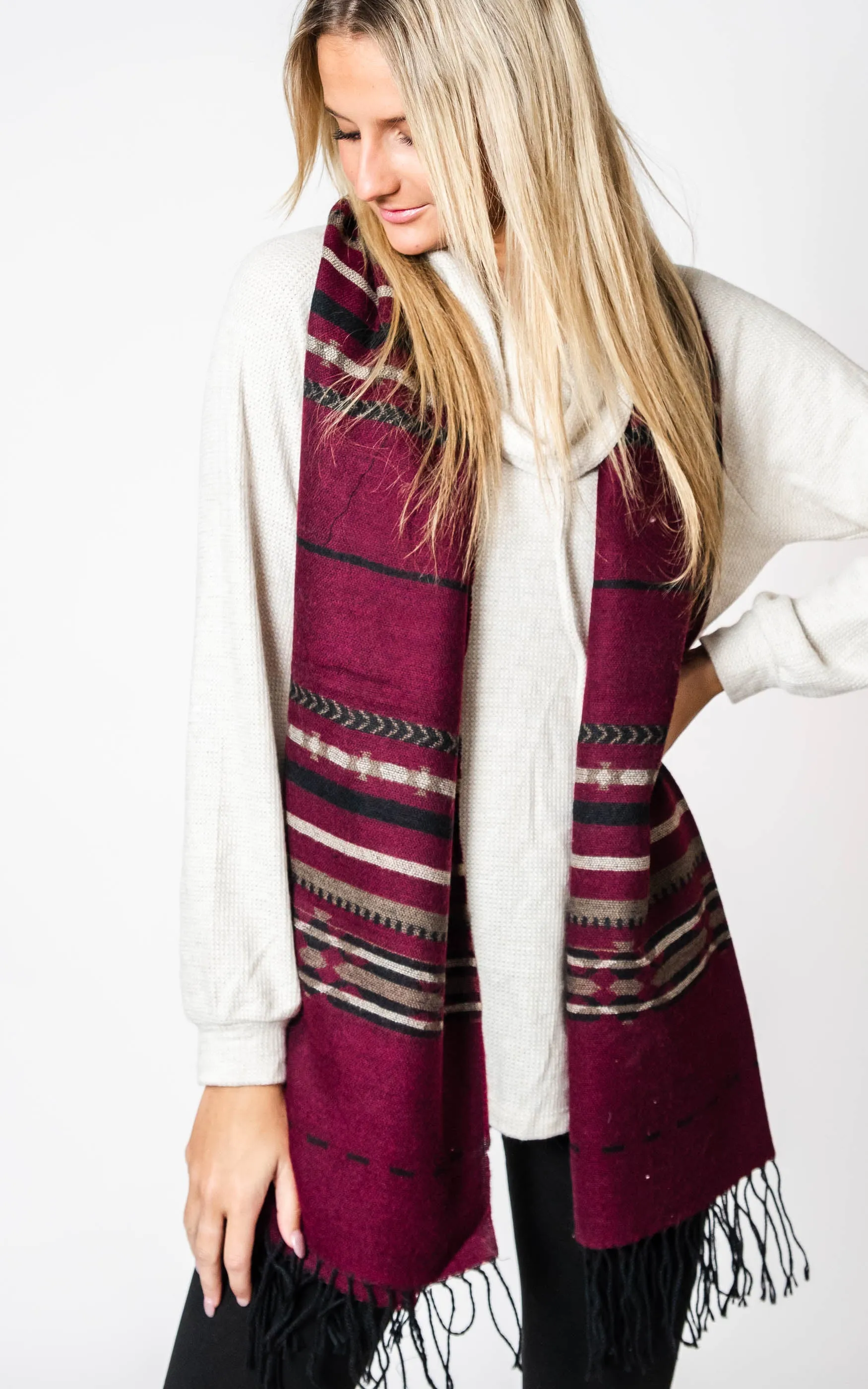 Cheyenne Aztec Blanket Scarf | FINAL SALE