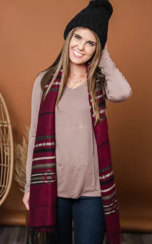 Cheyenne Aztec Blanket Scarf | FINAL SALE