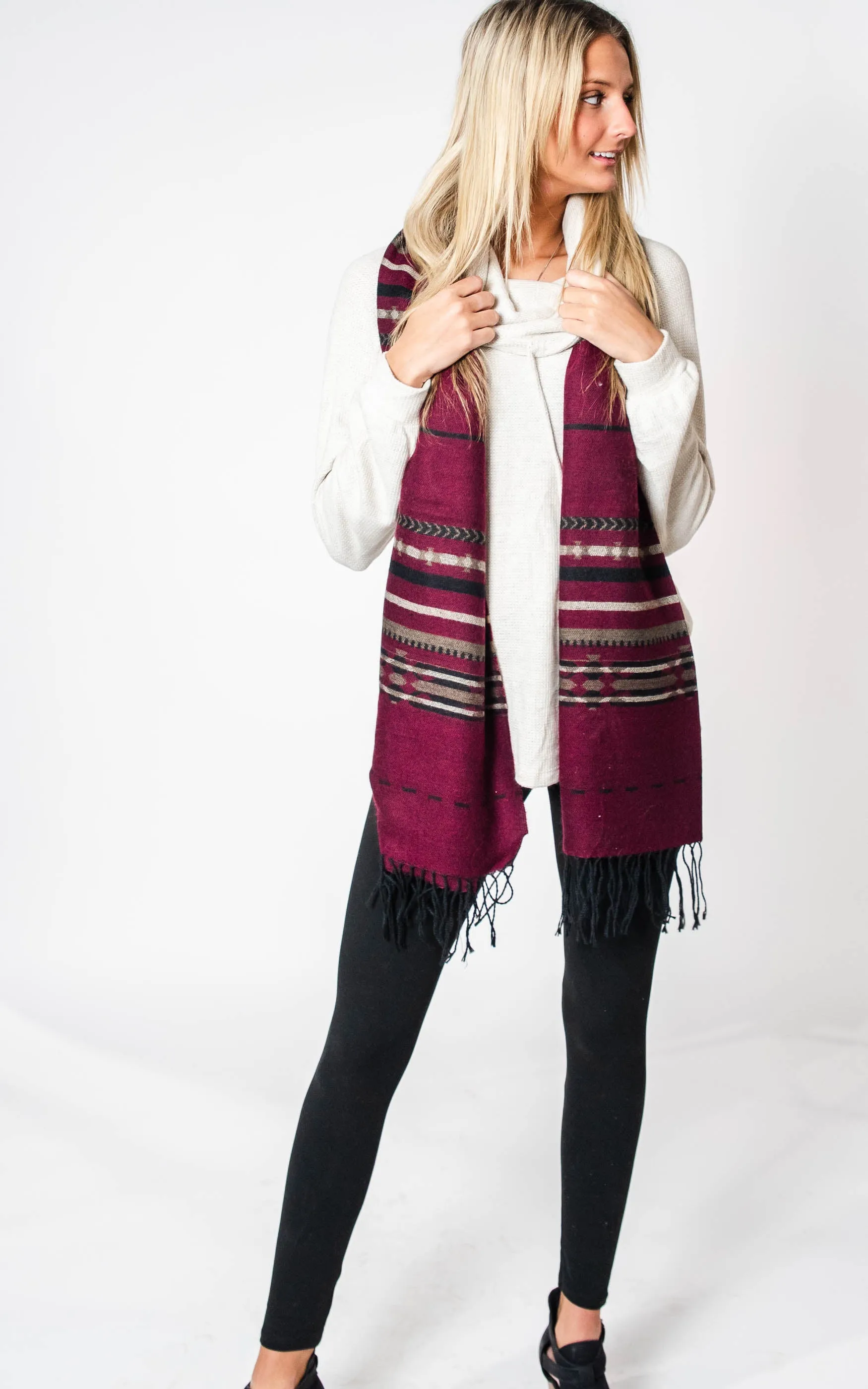 Cheyenne Aztec Blanket Scarf | FINAL SALE