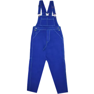 Cross Colours Classic Brushed Twill Overalls - Cobalt Blue