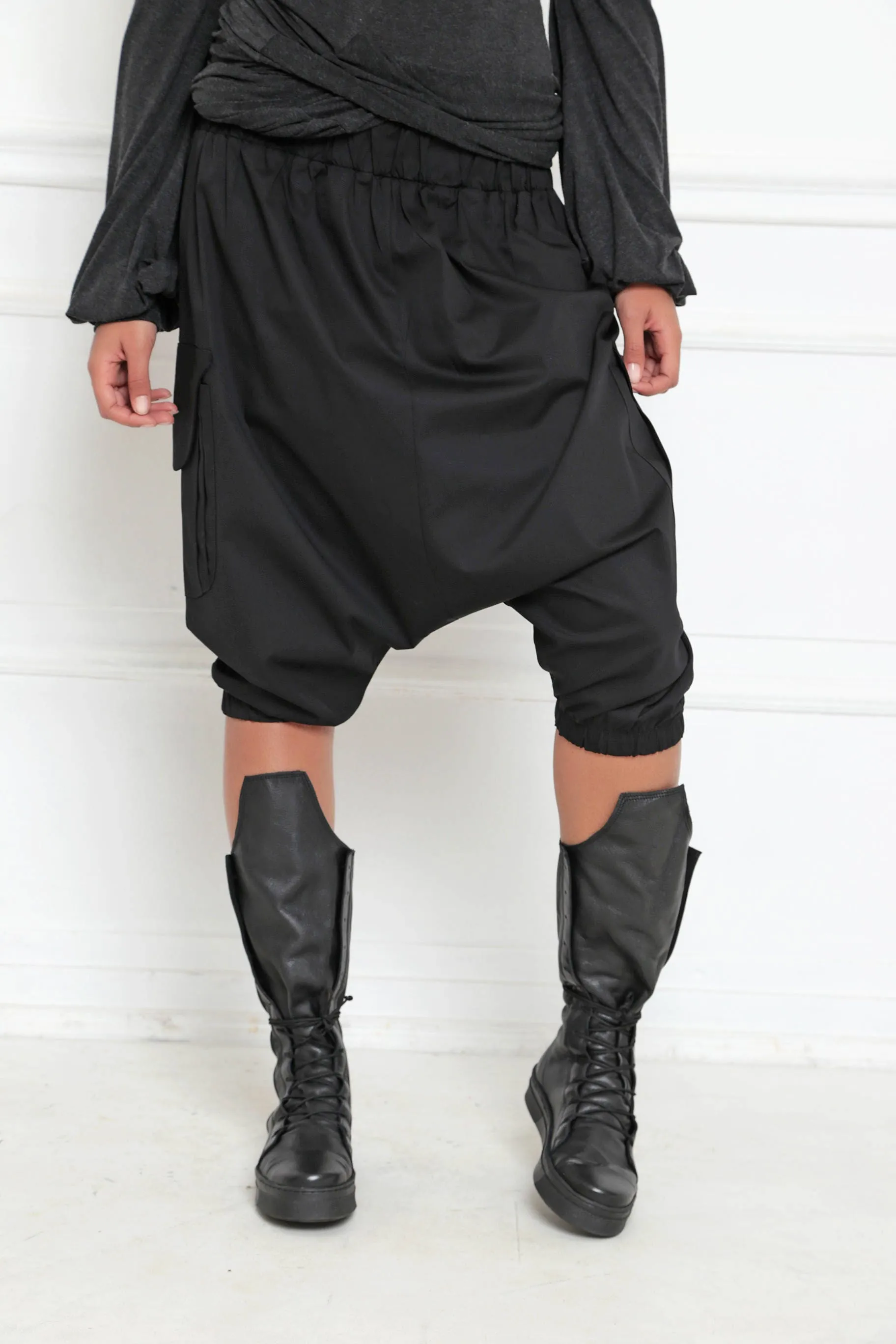 Drop crotch baggy pants - KATSUKI