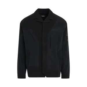 Dual Texture Shirt in Black