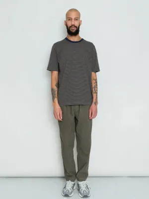 Folk 1x1 Stripe Tee in Navy Sage