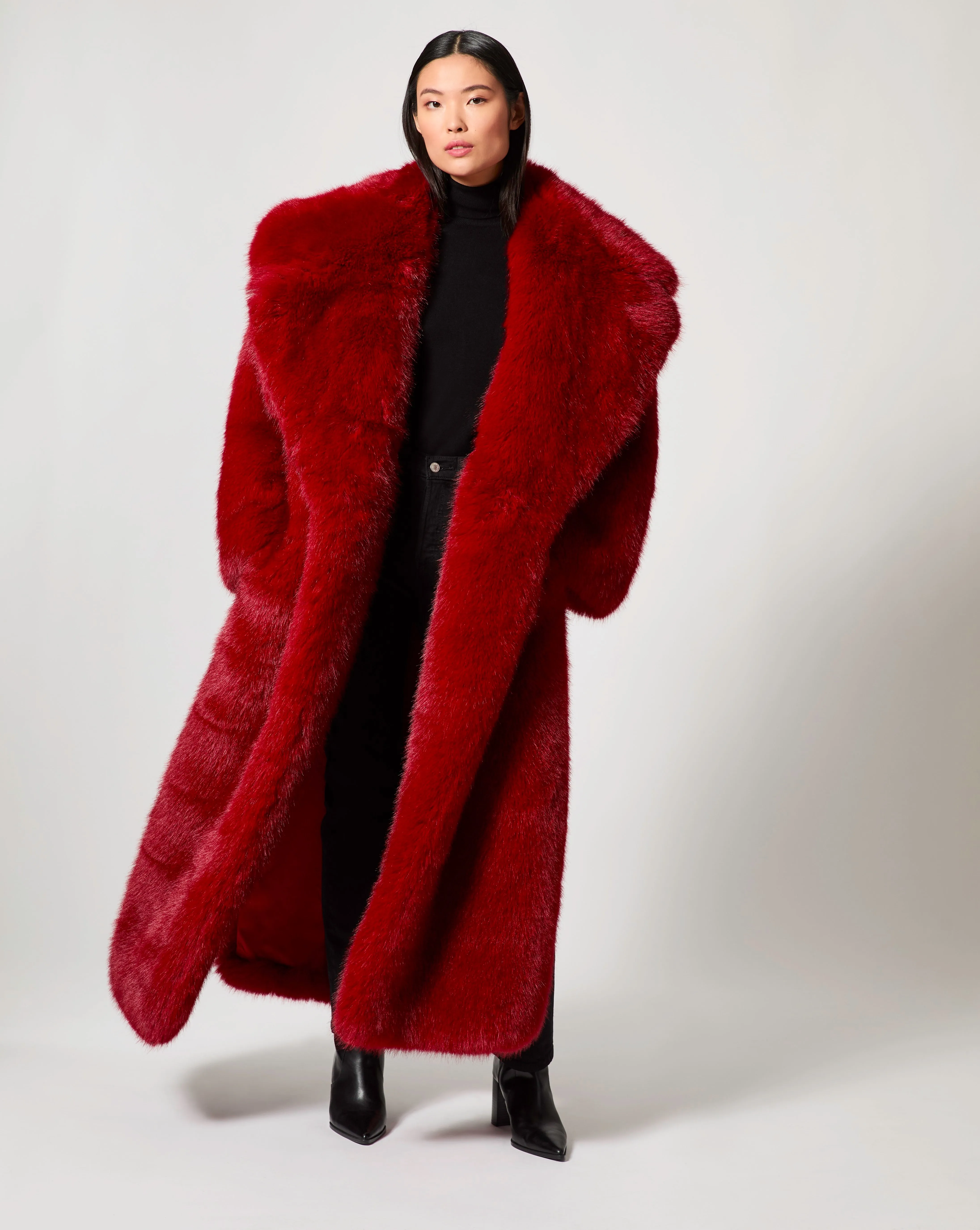 Glam Fox Faux Fur Coat