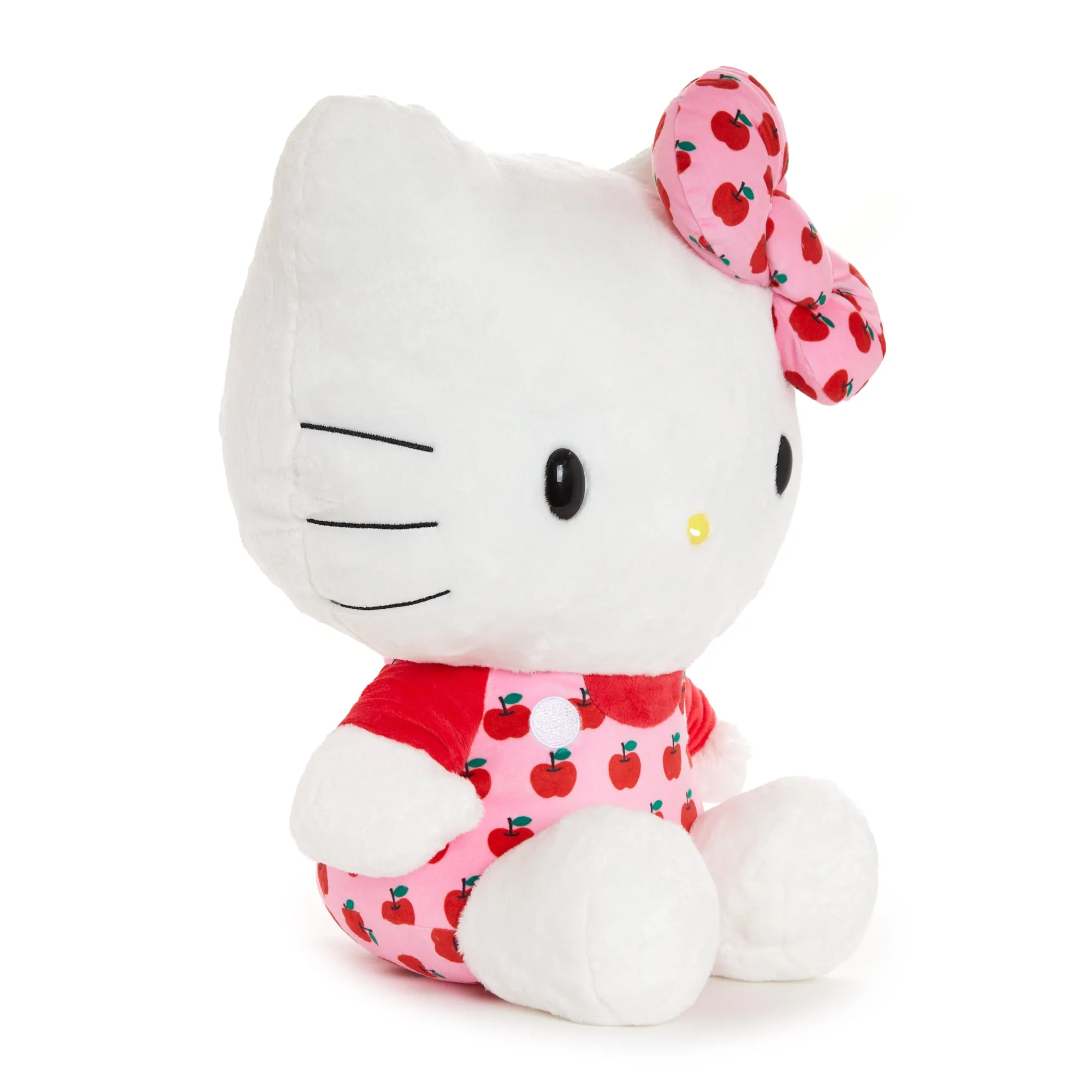 Hello Kitty 15" Pink Overalls Large Plush (Apples Series)
