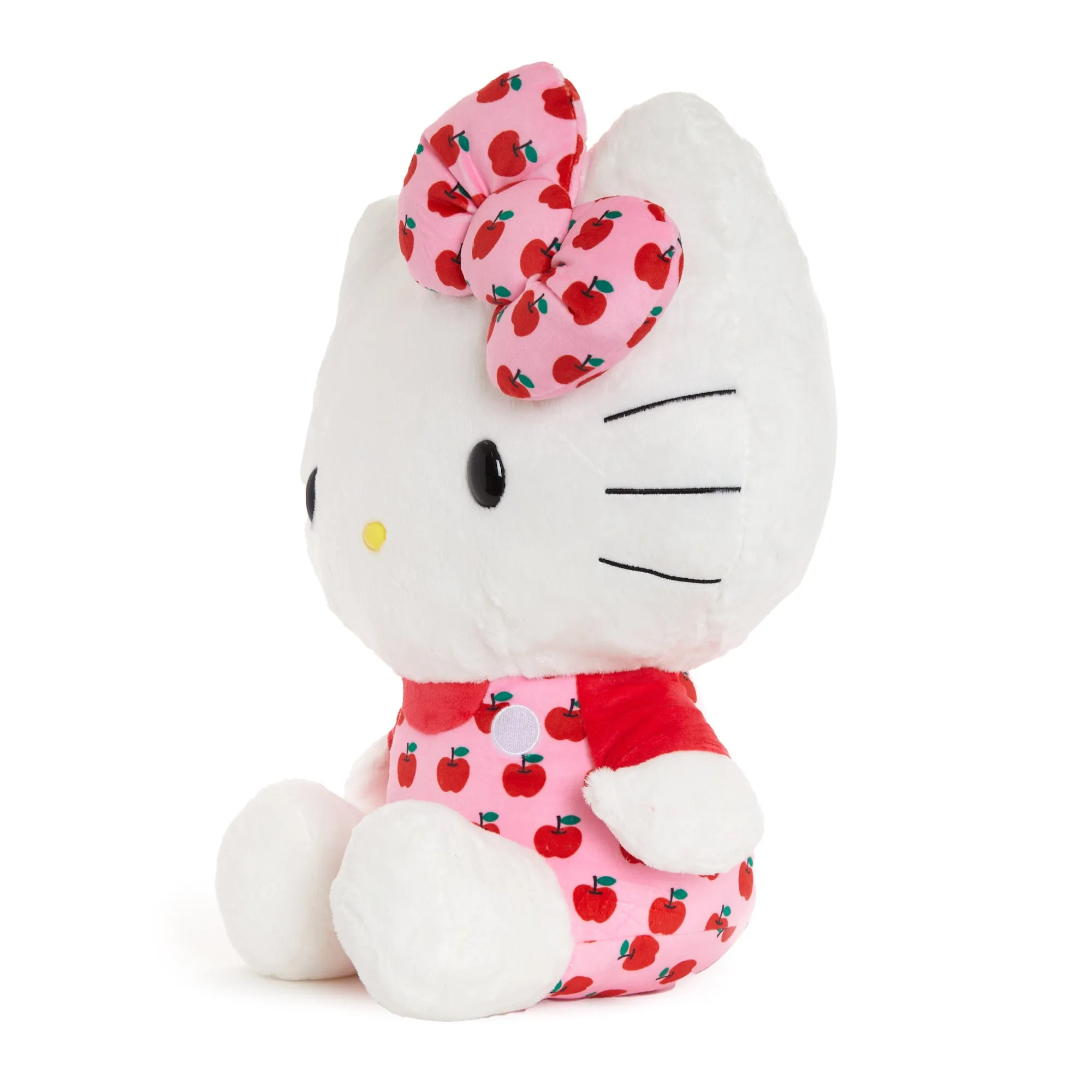 Hello Kitty 15" Pink Overalls Large Plush (Apples Series)