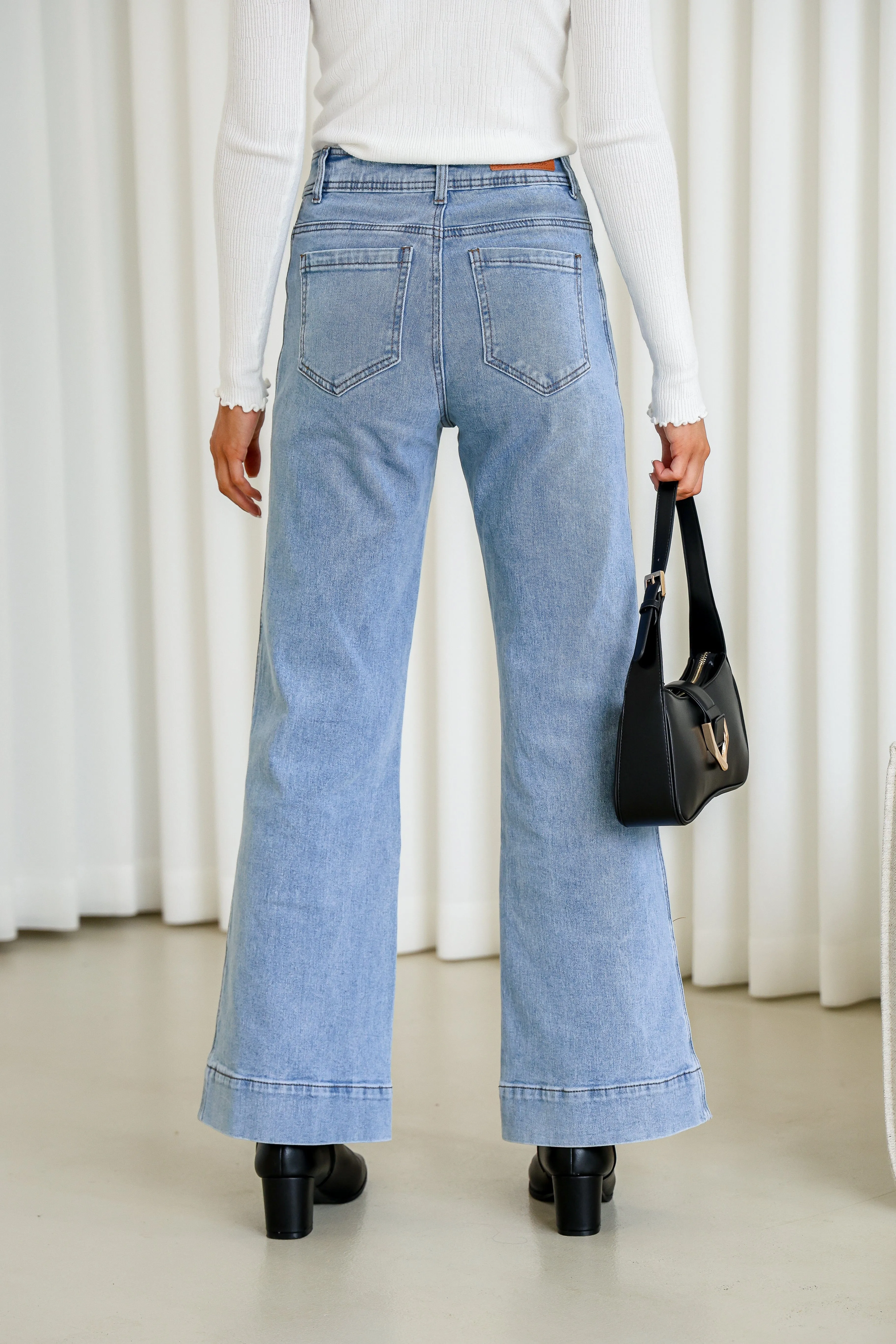 Hunter Jeans Front Pocket Straight Leg - Blue