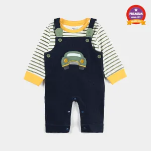 Infant Boys Cotton Interlock Suit 239-006 -NAVY