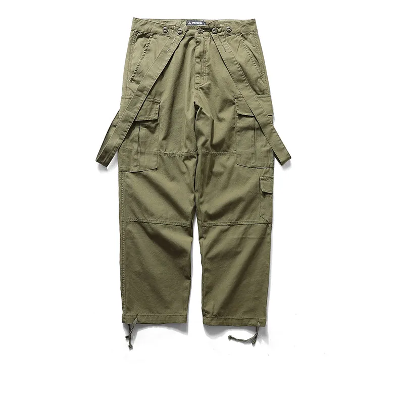 Japanese Retro Loose Camouflage Overalls