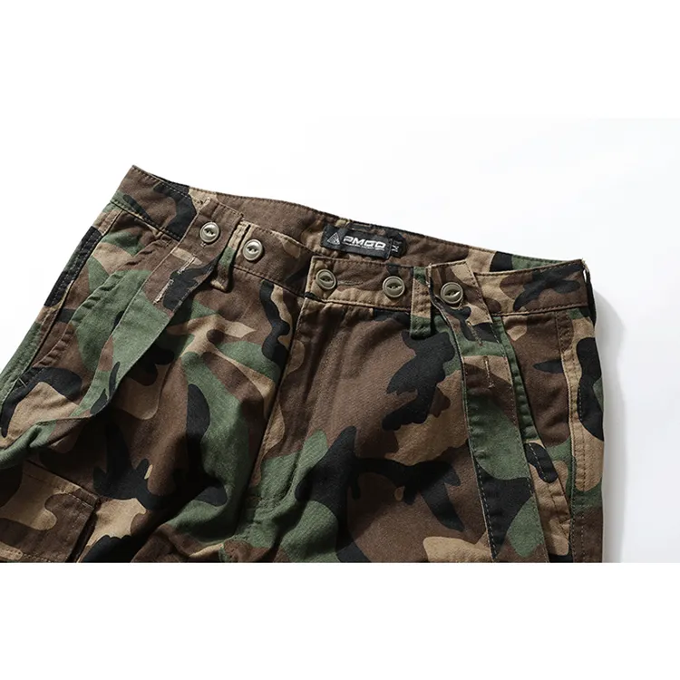 Japanese Retro Loose Camouflage Overalls