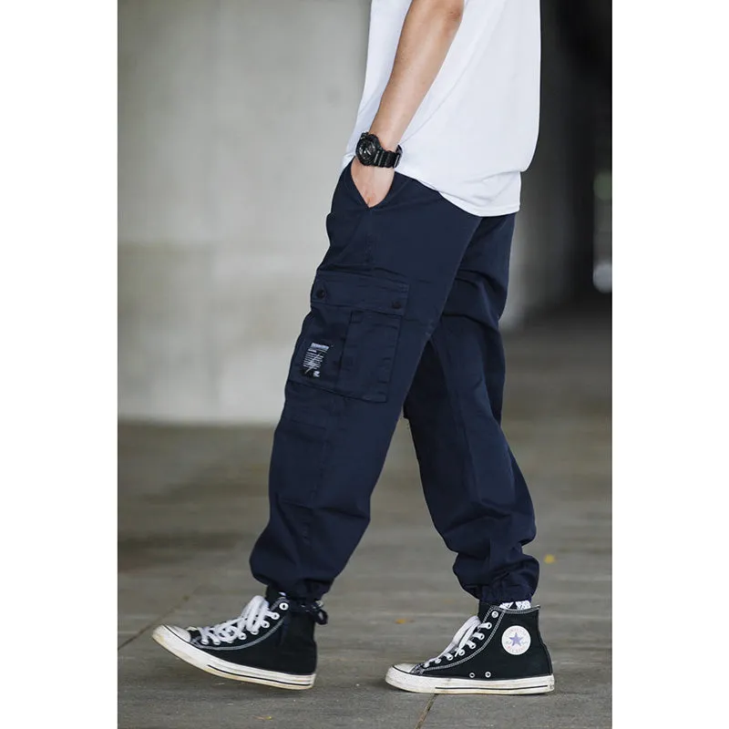 JAPANESE STRAIGHT-LEG LOOSE PANTS