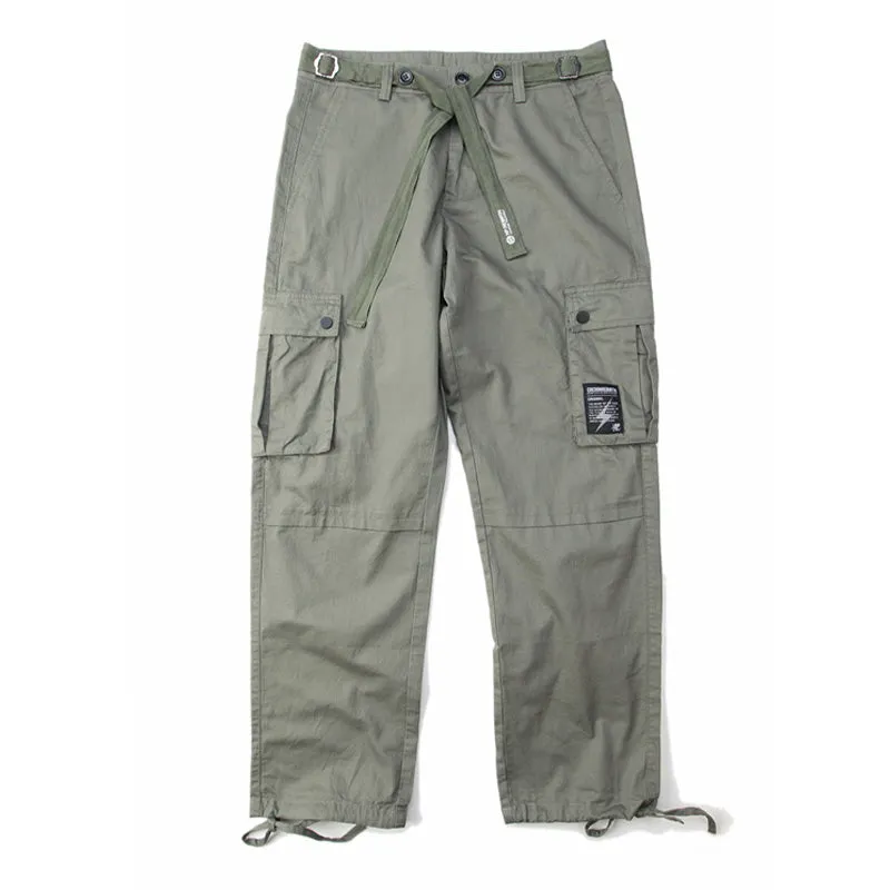 JAPANESE STRAIGHT-LEG LOOSE PANTS