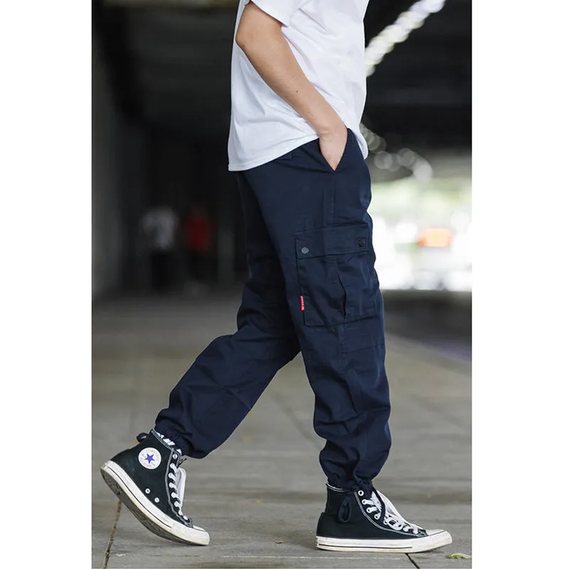 JAPANESE STRAIGHT-LEG LOOSE PANTS