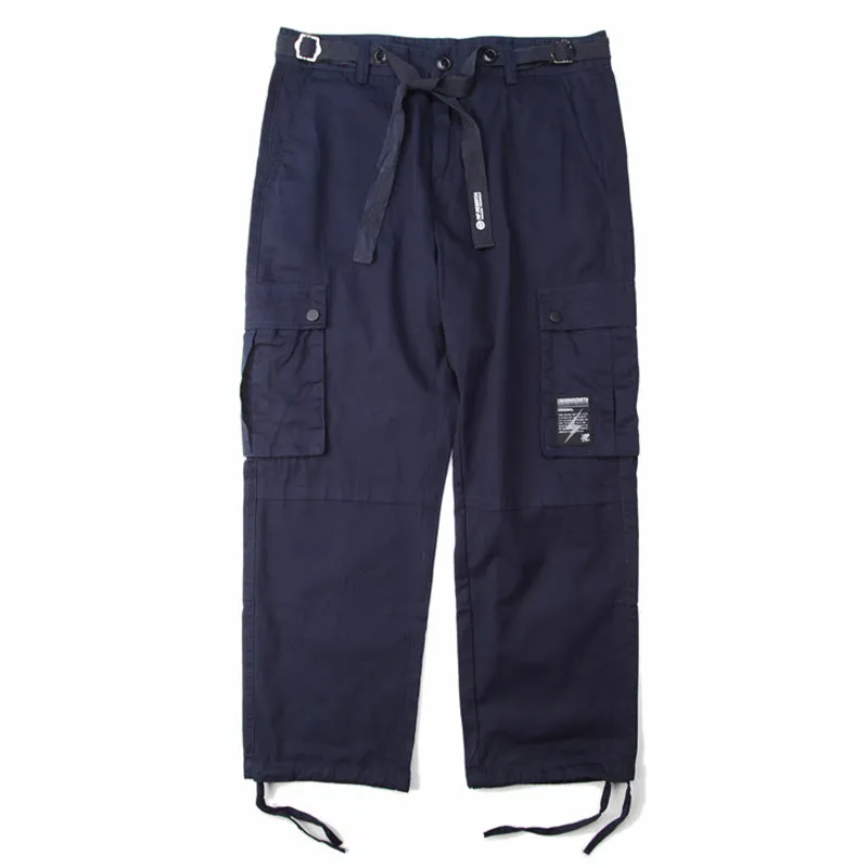JAPANESE STRAIGHT-LEG LOOSE PANTS
