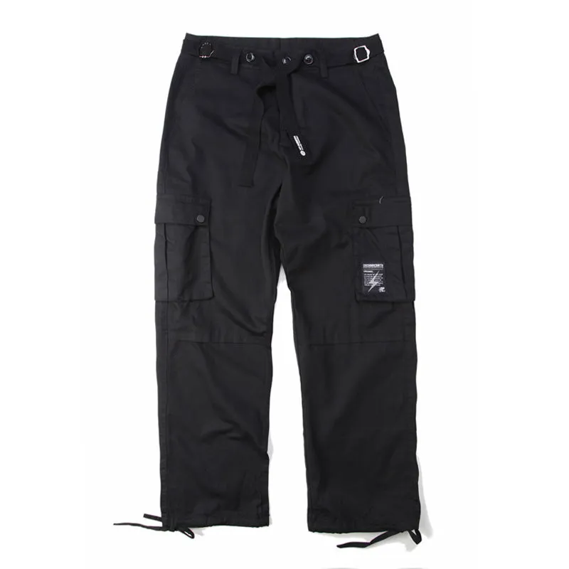 JAPANESE STRAIGHT-LEG LOOSE PANTS