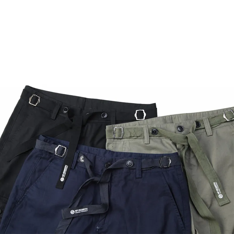 JAPANESE STRAIGHT-LEG LOOSE PANTS