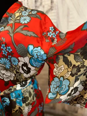 Kimono-styled Belted Shirt