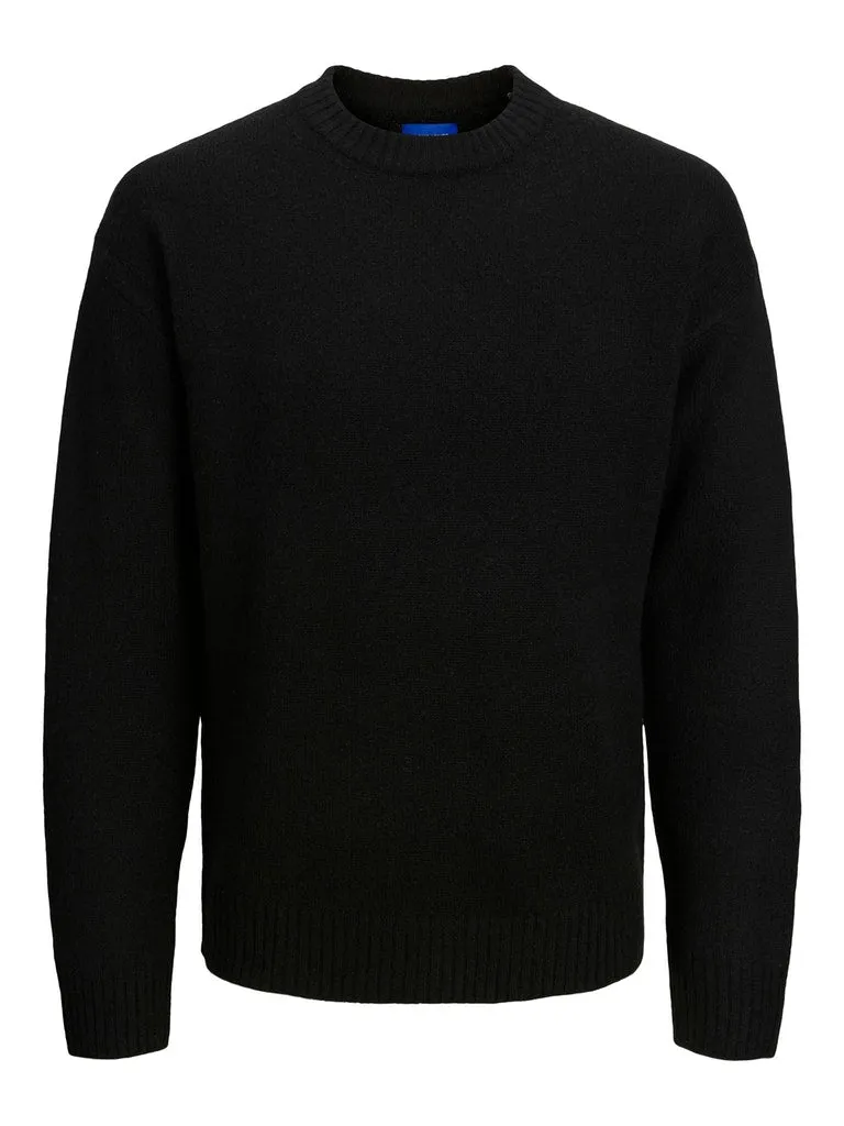 Knit Pullover Sweater - Black