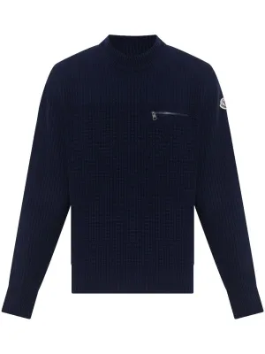 logo-appliqué jumper