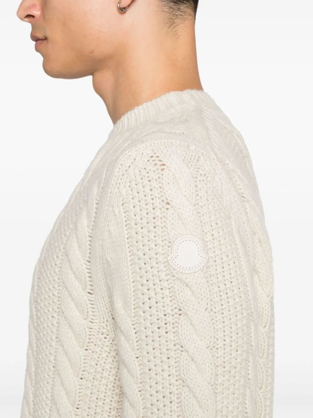 logo-patch sweater
