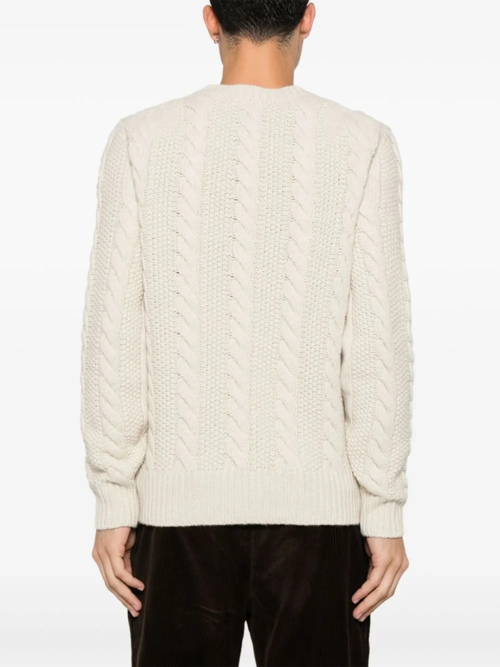 logo-patch sweater