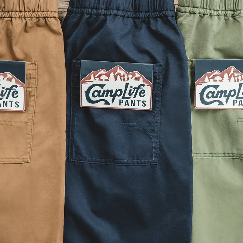 Men's Retro Five-Color Cargo Shorts