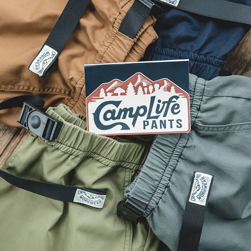 Men's Retro Five-Color Cargo Shorts