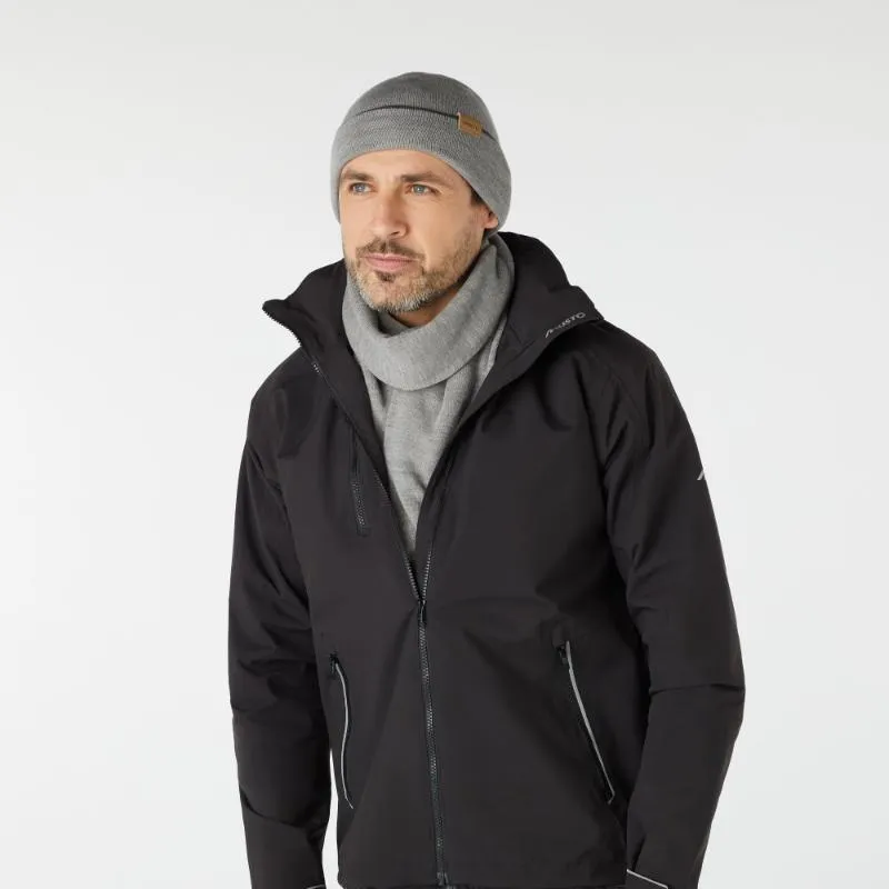 Musto Tipped Beanie and Scarf Gift Set - Grey Melange