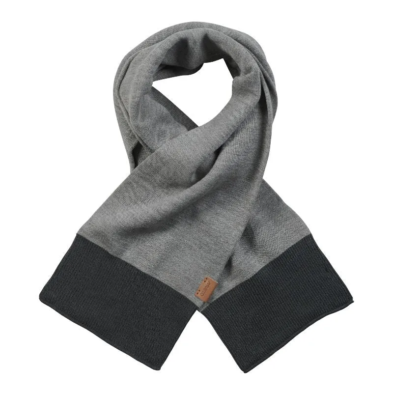 Musto Tipped Beanie and Scarf Gift Set - Grey Melange