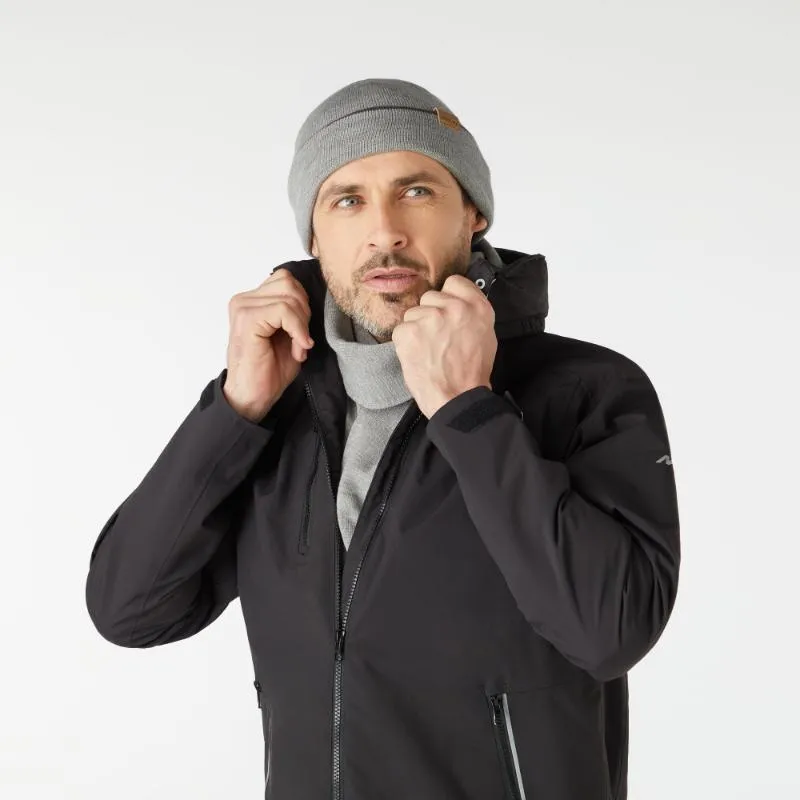 Musto Tipped Beanie and Scarf Gift Set - Grey Melange