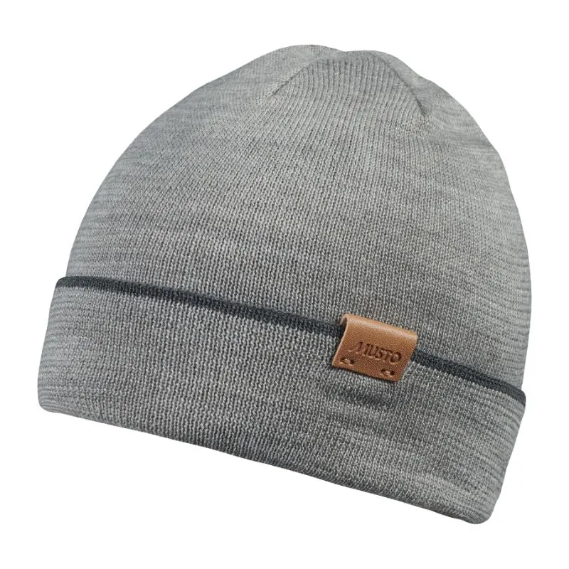 Musto Tipped Beanie and Scarf Gift Set - Grey Melange