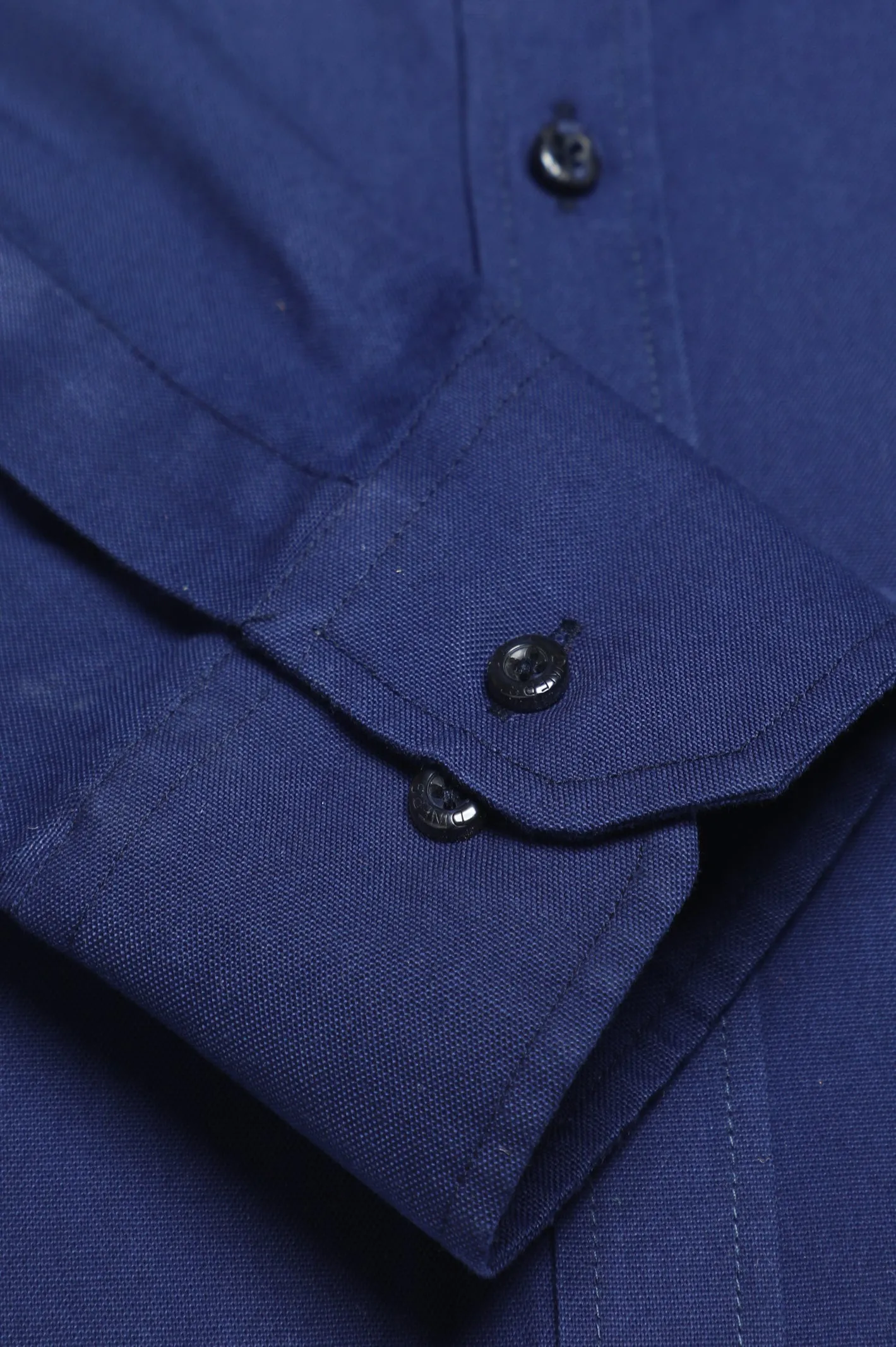 Navy Blue Texture Casual Shirt