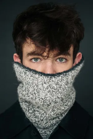 Navy Grey Merino Snug