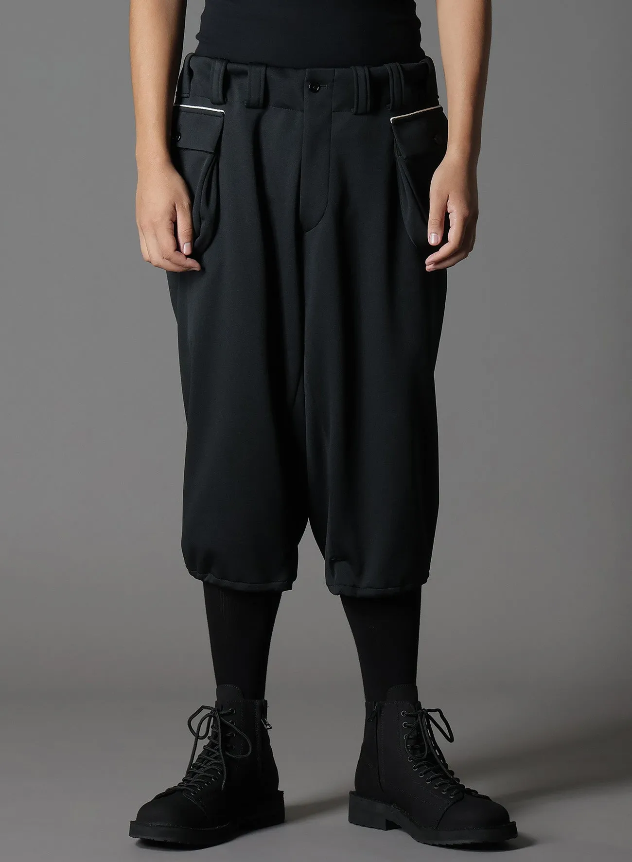 POLYESTER SMOOTH SHORT PANTS