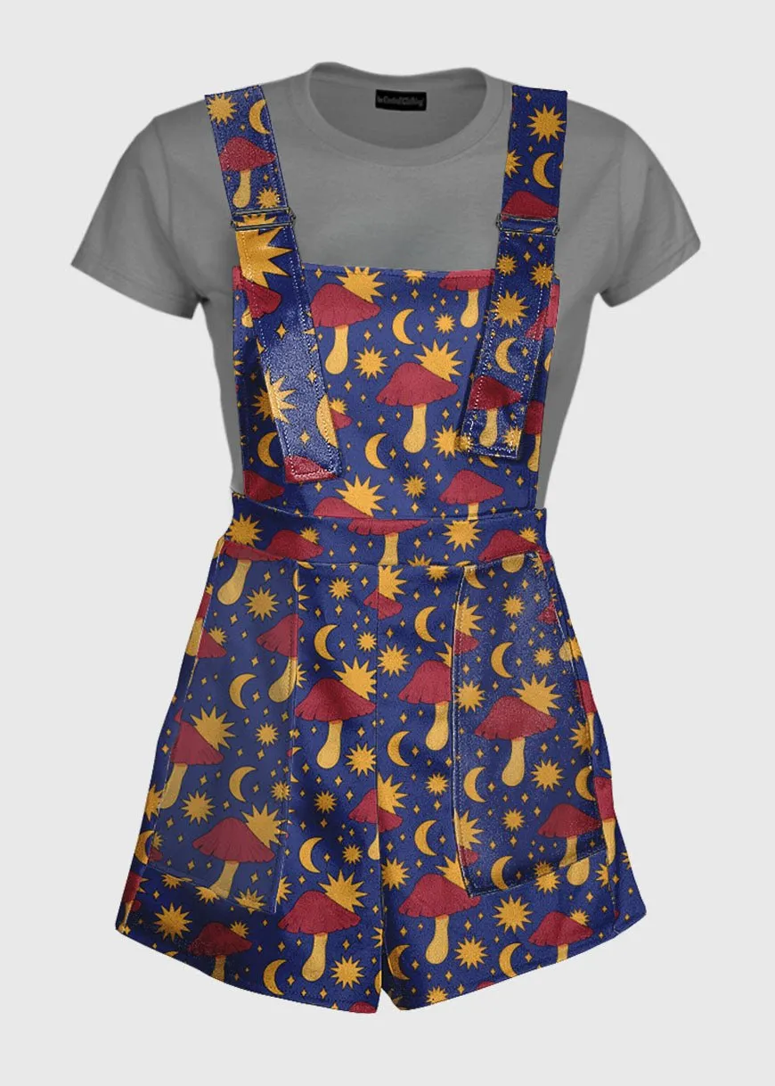 Retro Grunge Celestial Overalls