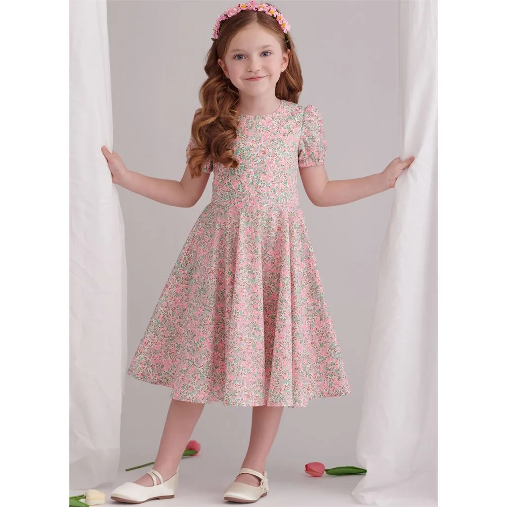 Simplicity Sewing Pattern S9799 Children's and Girls' Dresses