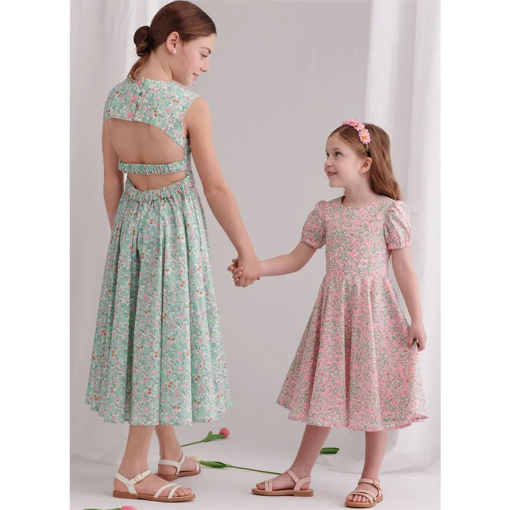 Simplicity Sewing Pattern S9799 Children's and Girls' Dresses