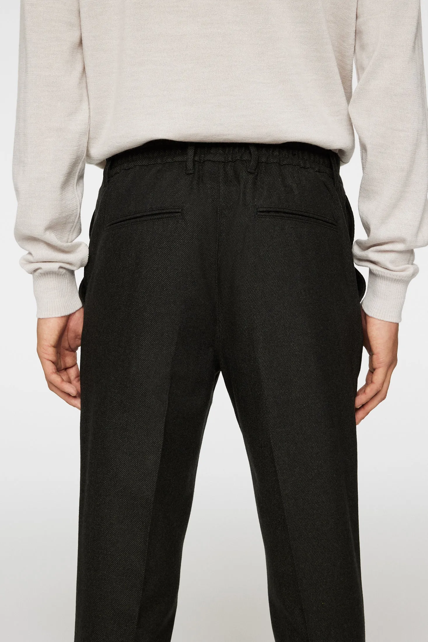 Soren Twill Cash Flannel Pants / Forest Green