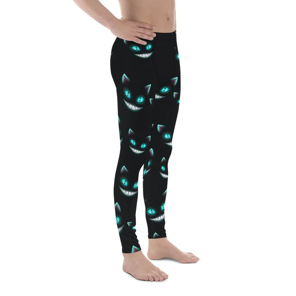 Spooky Halloween Cat Men's Leggings